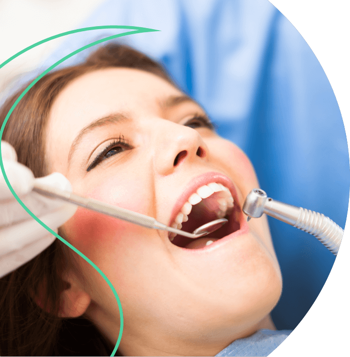 patient having Extractions & Oral Surgery